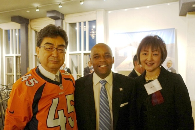 Consul General and Mrs. Ono with Mayor Hancock