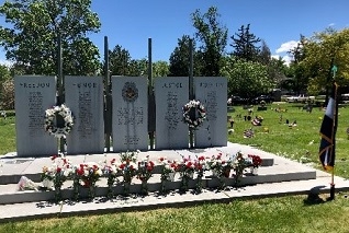 Consul-General MIKAMI Yoichi attends the 76th Annual Community Memorial Day Service for Japanese-American Veterans (May 30, 2022)