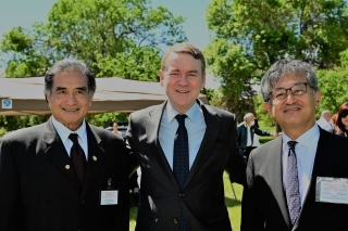 Consul-General MIKAMI Yoichi attends the 76th Annual Community Memorial Day Service for Japanese-American Veterans (May 30, 2022)