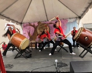 Consul-General MIKAMI Yoichi attends the 48th Annual Cherry Blossom Festival (June 25, 2022)
