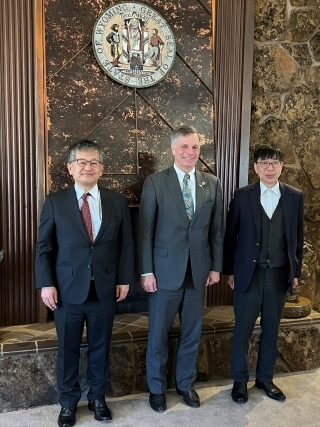三上総領事他のゴードン・ワイオミング州知事主催昼食会への出席(令和5年3月2日)