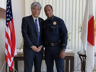 Consul-General Okajima Hosts Representatives 1