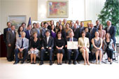 Conferment Ceremony for Commendation of the Consul General upon Mr. Charles Ozaki (May 22, 2014)