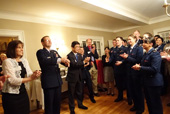 The closing clap given by General William