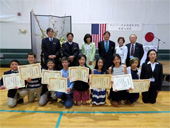 A commemorative picture of graduates